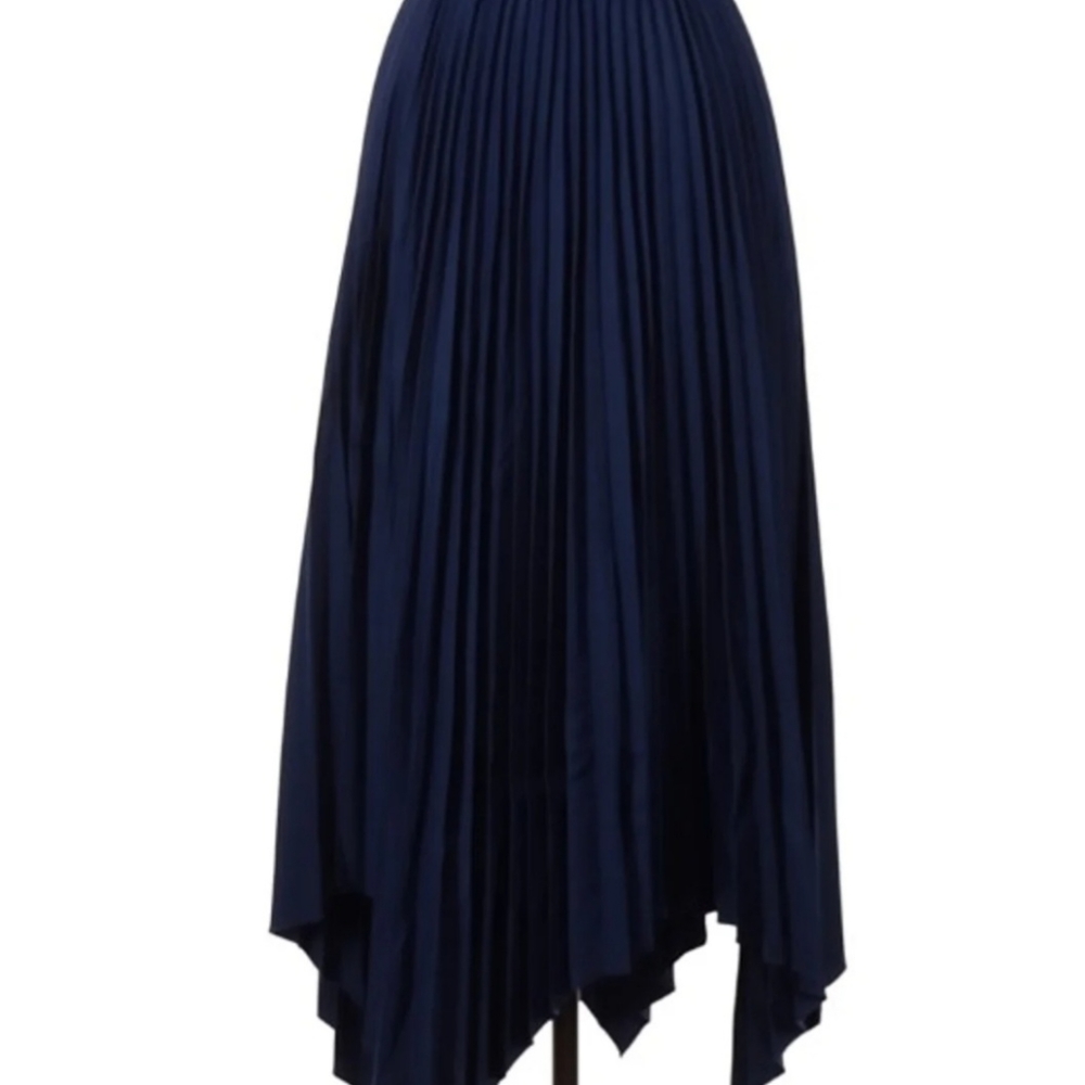 J.ING Solid blue casual skirt